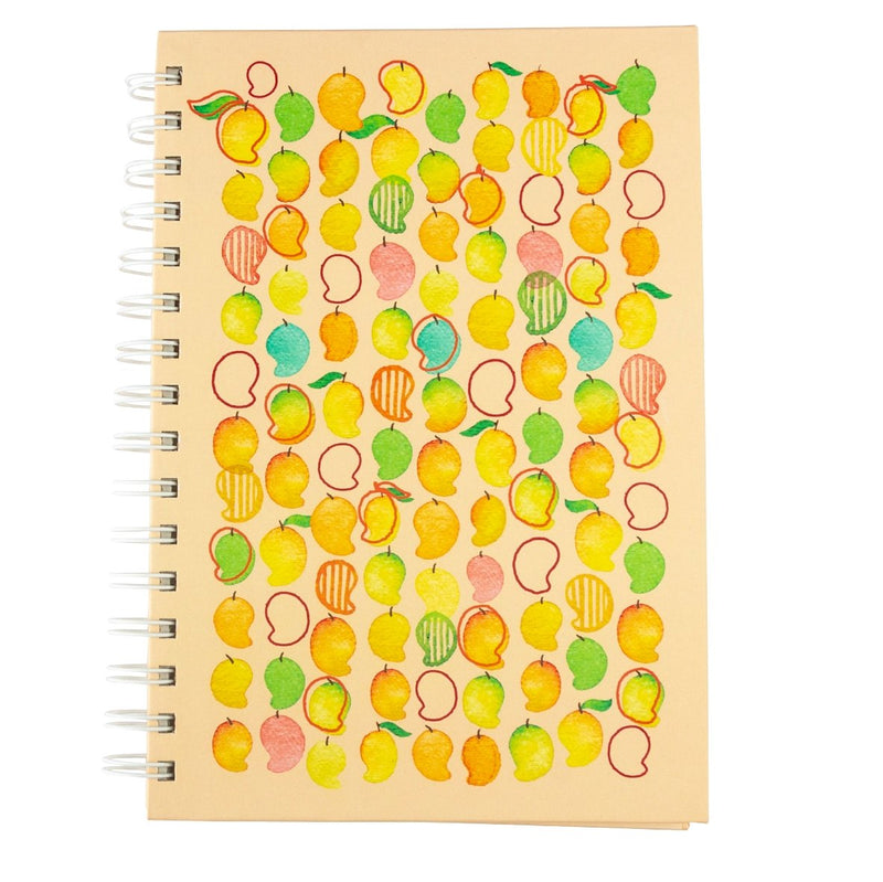 Buy Wiro Notebook | Mango Watercolour Design | Shop Verified Sustainable Notebooks & Notepads on Brown Living™