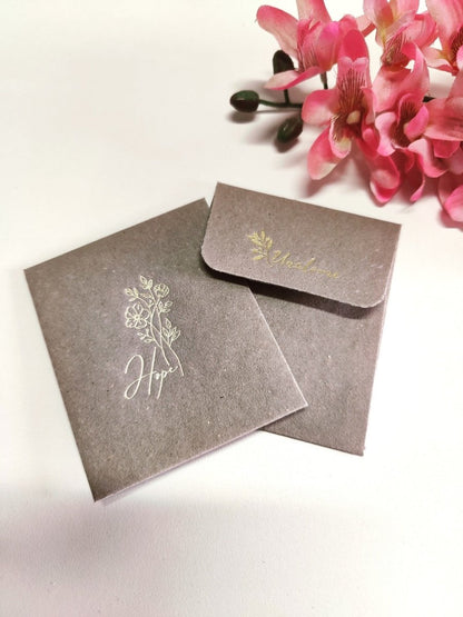 Wish Cards in Flax Paper – Greeting & Note Cards by UNALOME available on Brown Living™. . SKU: UN - WS - 07. Img 3.