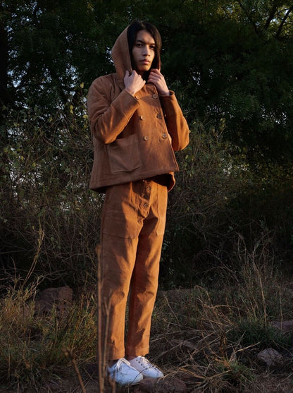 Women's Corduroy Trousers | Natural Dye | Verified Sustainable by Brown Living™