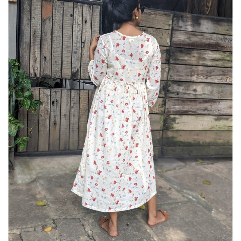Buy Women's Cotton Dress- Poppy Red | Shop Verified Sustainable Womens Dress on Brown Living™