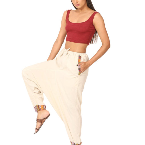 Buy Satin Harem Pants for Women Online from India's Luxury Designers 2024
