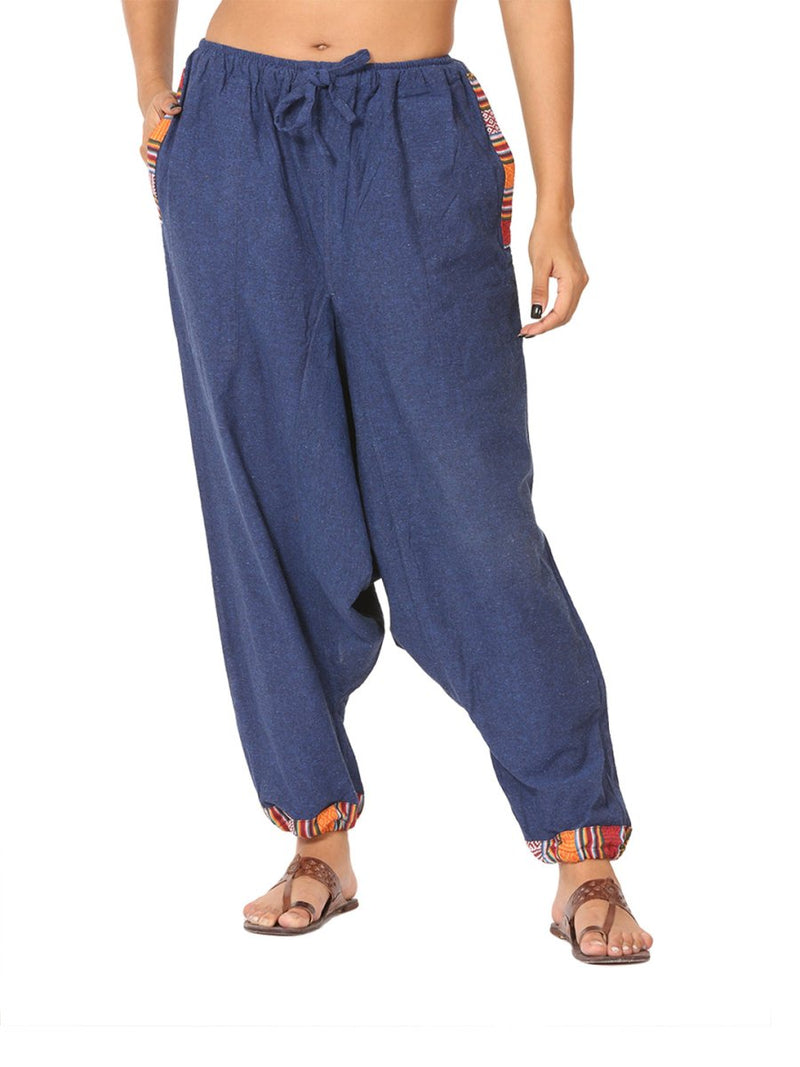 Buy MILLION STORE Combo of 2 Unisex Loose fit Harem Pants for Yoga & Casual  Wear Black-Royal Blue Online at Best Prices in India - JioMart.