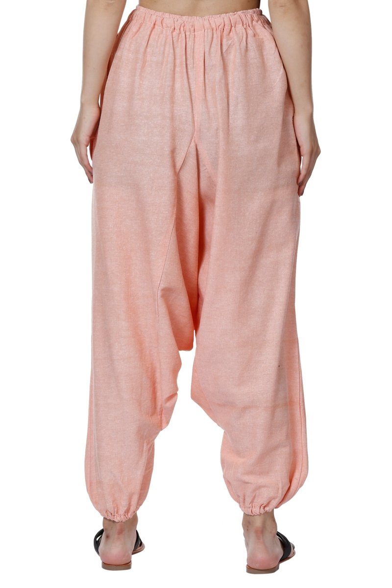 Buy Women's Harem Pants | Orange | GSM - 170 | Free Size | Shop Verified Sustainable Products on Brown Living
