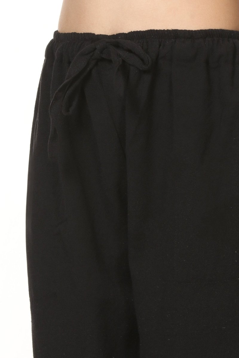 Women's Lounge Pant | Black | Fits Waist Size 28" to 36" | Verified Sustainable by Brown Living™