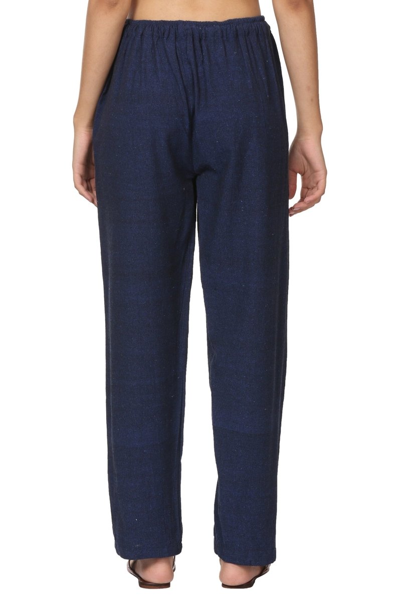 Buy Women's Lounge Pant | Dark Blue | Fits Waist Size 28" to 36" | Shop Verified Sustainable Womens Pants on Brown Living™