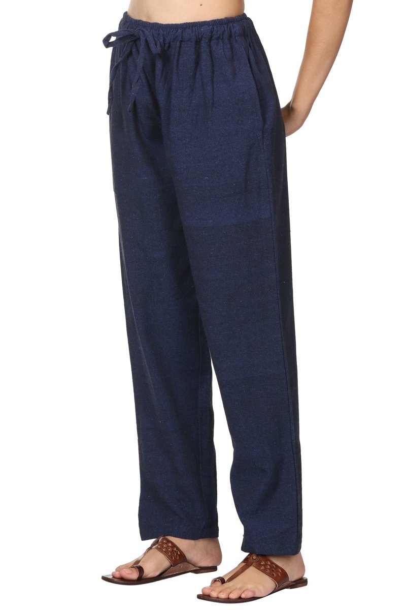 Women's Lounge Pant | Dark Blue | Fits Waist Size 28" to 36" | Verified Sustainable by Brown Living™