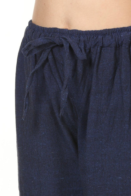 Women's Lounge Pant | Dark Blue | Fits Waist Size 28" to 36" | Verified Sustainable by Brown Living™