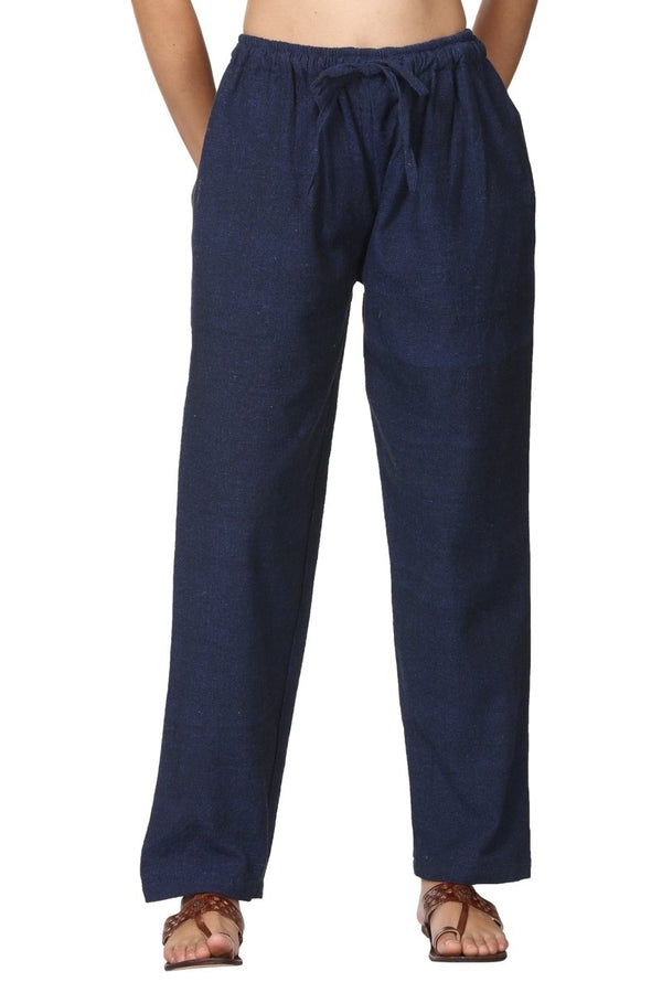 Buy Women's Lounge Pant | Dark Blue | Fits Waist Size 28" to 36" | Shop Verified Sustainable Womens Pants on Brown Living™