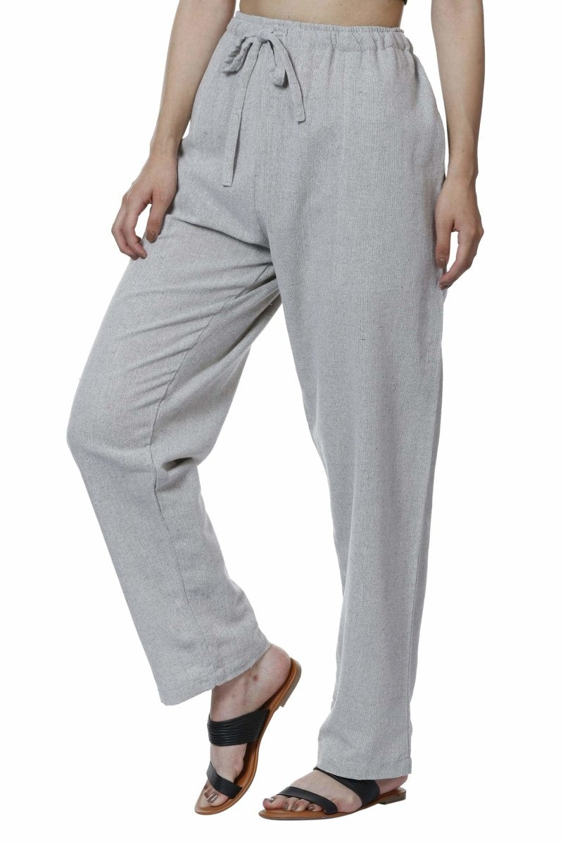 Buy Women's Lounge Pant | Melange Grey | Fits Waist Size 28" to 36" | Shop Verified Sustainable Womens Pants on Brown Living™