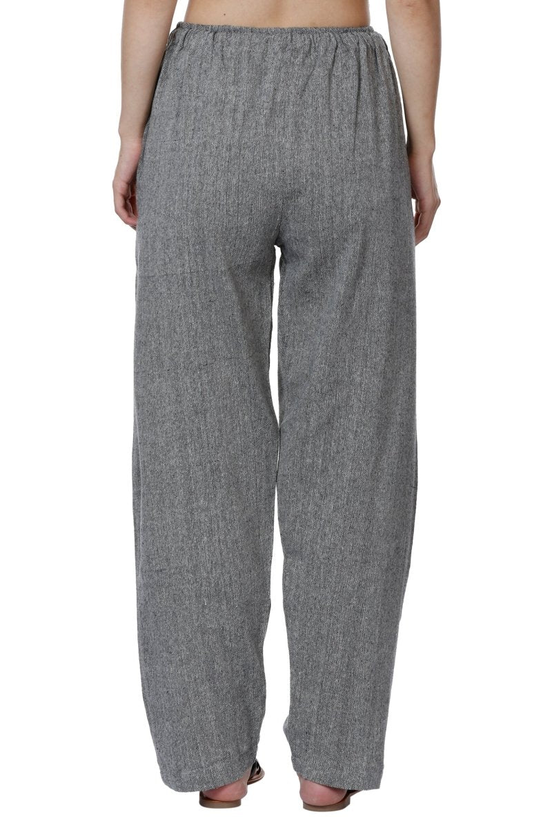 Buy Women's Lounge Pants | Grey | Fits Waist Size 28" to 36" | Shop Verified Sustainable Womens Pyjama on Brown Living™