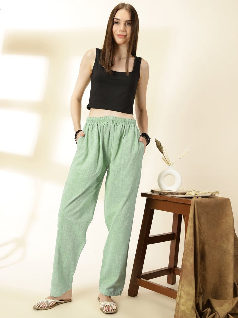 Women's Lounge Pants | Sea Green | Fits Waist Size 28" to 36" | Verified Sustainable by Brown Living™