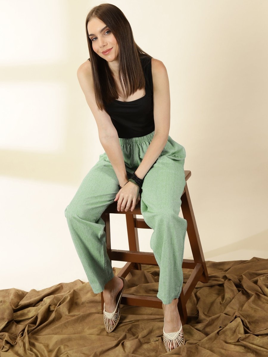 Women's Lounge Pants | Sea Green | Fits Waist Size 28" to 36" | Verified Sustainable by Brown Living™