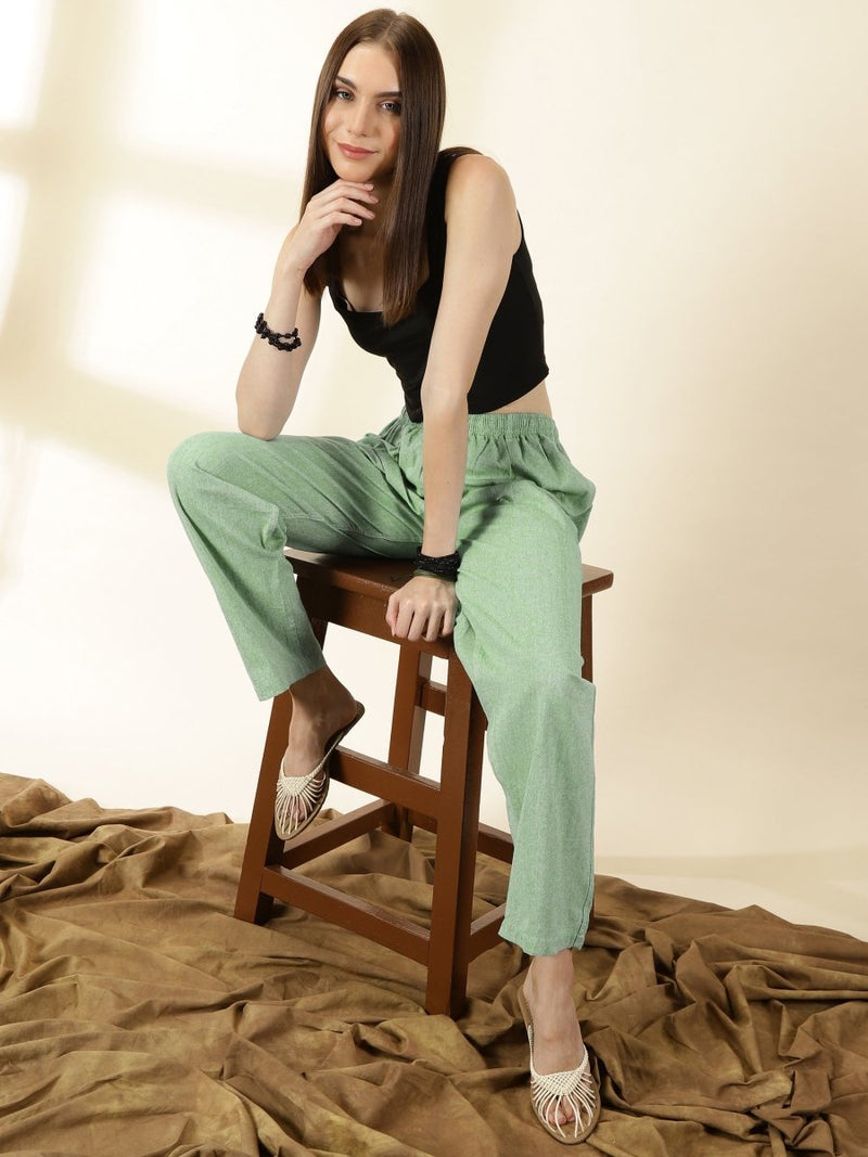 Women's Lounge Pants | Sea Green | Fits Waist Size 28" to 36" | Verified Sustainable by Brown Living™