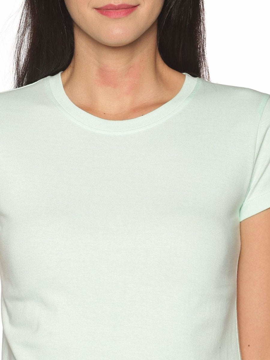 Women's Organic Cotton T-Shirt - Pastel Green | Verified Sustainable by Brown Living™