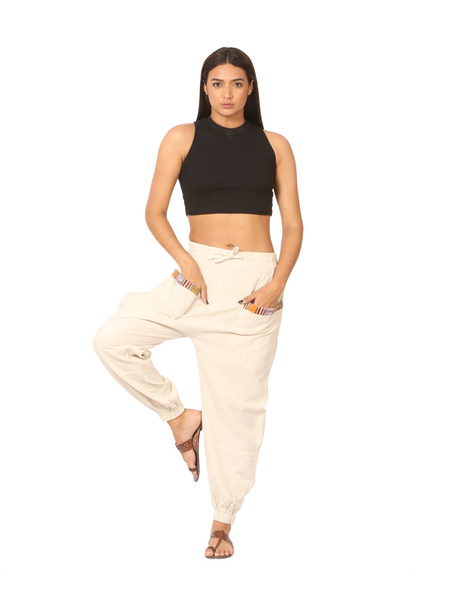 Women's Hopper | Cream | Fits Waist Sizes 28 to 38 Inches | Verified Sustainable by Brown Living™