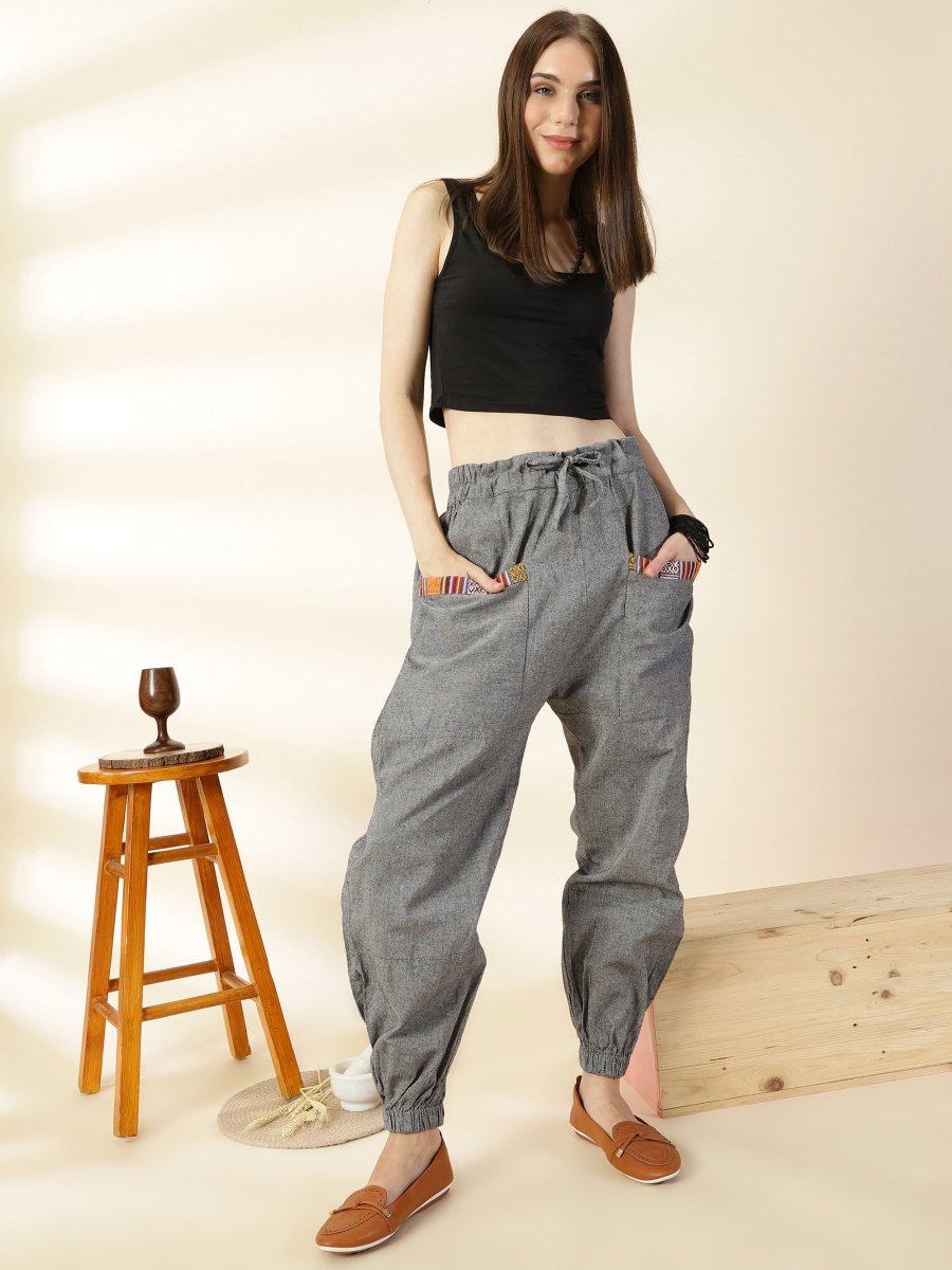 Women's Hopper | Grey | Fits Waist Sizes 28 to 38 Inches | Verified Sustainable by Brown Living™