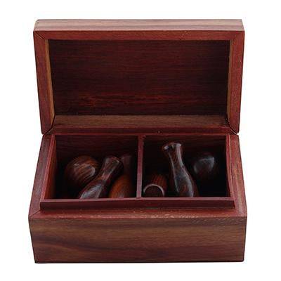 Buy Wooden Bowling Mini Game 12 Bottle with a Ball | Shop Verified Sustainable Learning & Educational Toys on Brown Living™