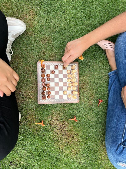 Wooden Chess Board Game | Verified Sustainable by Brown Living™