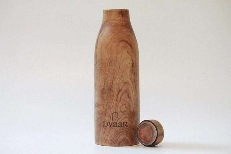 Buy Wooden Copper Bottle - Neem Wood | Shop Verified Sustainable Bottles & Sippers on Brown Living™