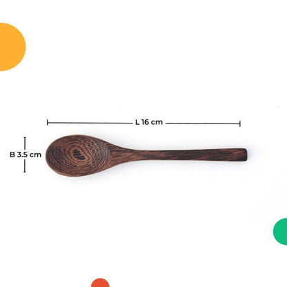 Wooden Cutlery | Fork and Spoon | Artisan Made | Verified Sustainable by Brown Living™