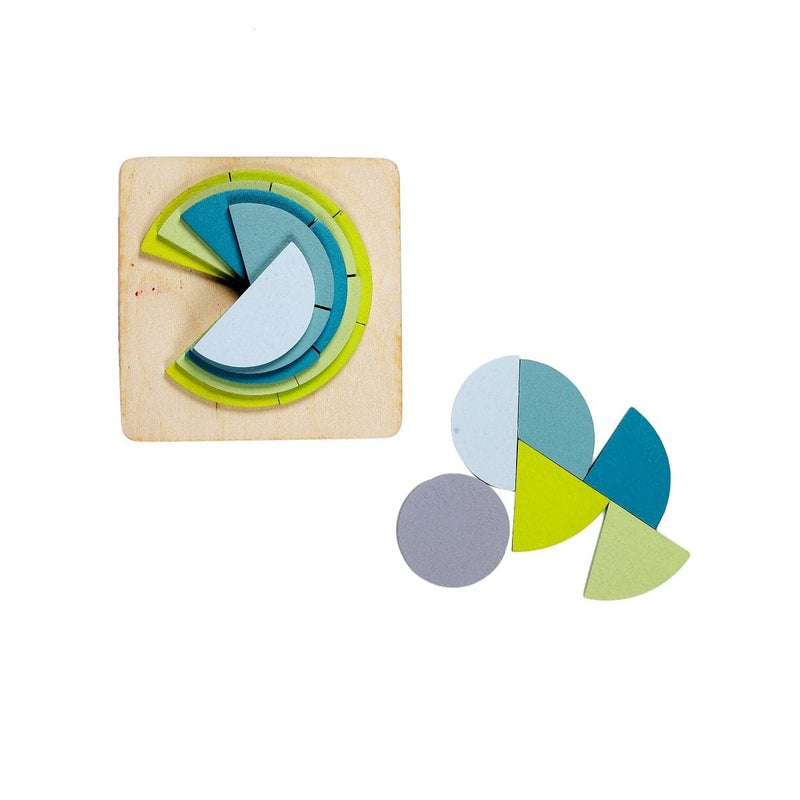 Buy Wooden Fraction Puzzle - 6 Layers | Shop Verified Sustainable Products on Brown Living