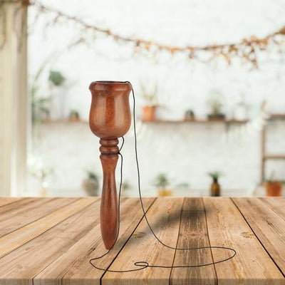 Wooden Handcrafted Cup and Ball Game Kids and Adults, Height - 8 Inch – Learning & Educational Toys on Brown Living™. SKU: 1084. Img 4.