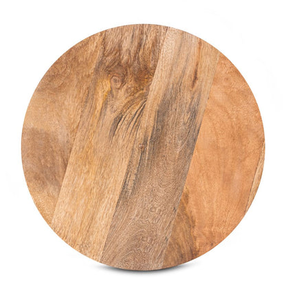 Wooden Indigo Round Chip and Dip Platter | Verified Sustainable by Brown Living™