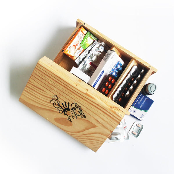 Buy Wooden Medicine / Utility / Asset Box | Shop Verified Sustainable Organisers on Brown Living™