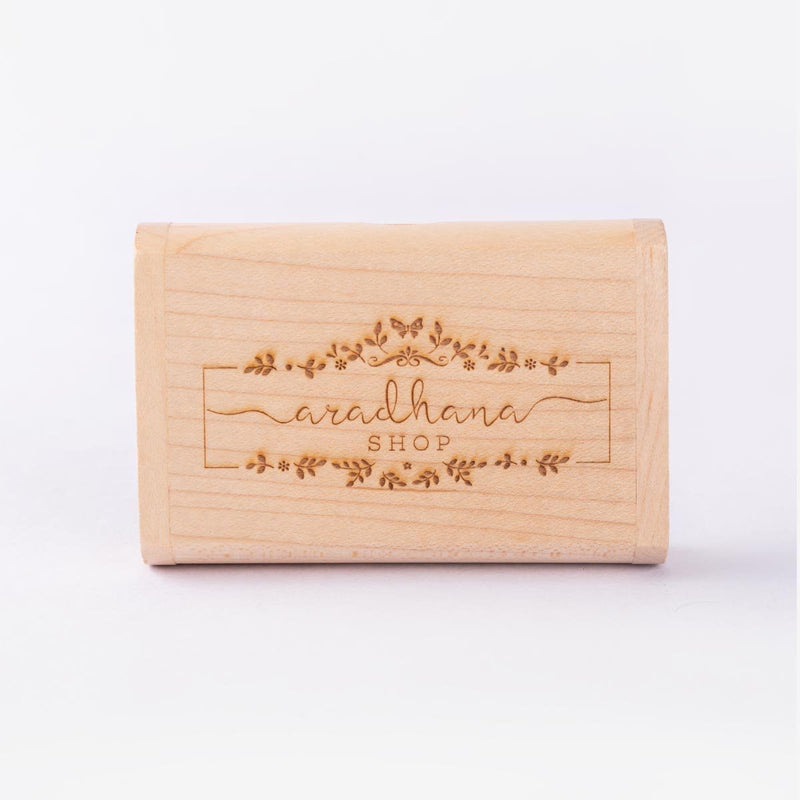 Buy Wooden Pen Drive Box set with Hand Painted Miniature Art | Shop Verified Sustainable Products on Brown Living