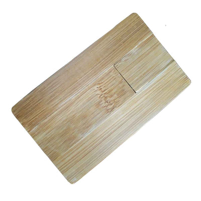 Wooden Pen Drive With Hand Painted Lotus And Leaves – Tech Accessories on Brown Living™. SKU: PN13035. Img 2.