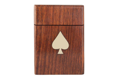 Wooden Playing Card Box with Single Deck for Adults (Single Box) | Verified Sustainable by Brown Living™