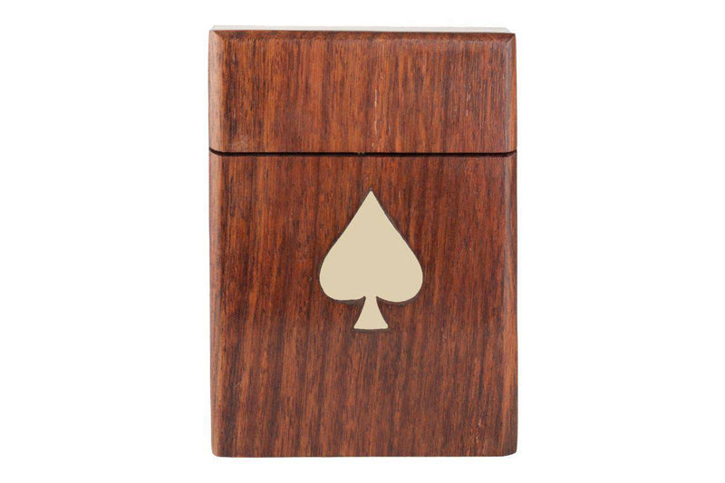 Buy Wooden Playing Card Box with Single Deck for Adults (Single Box) | Shop Verified Sustainable Learning & Educational Toys on Brown Living™