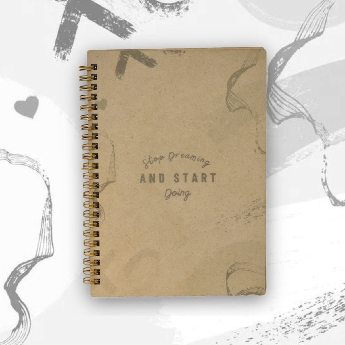 Wooden Sustainable Recycled Diary 1 | A5 Size | 102 Pages | Verified Sustainable by Brown Living™