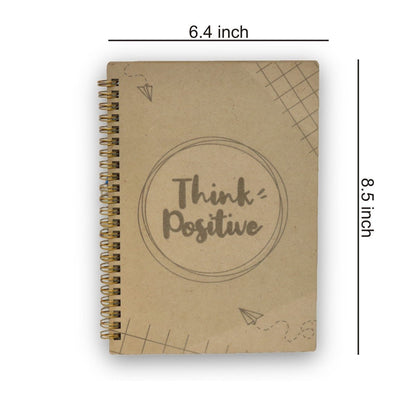 Wooden Sustainable Recycled Diary 4 | A5 Size | 102 Pages | Verified Sustainable by Brown Living™