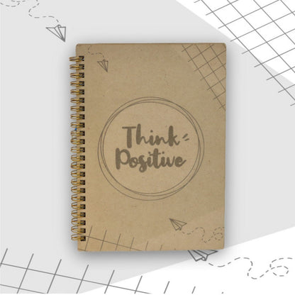 Wooden Sustainable Recycled Diary 4 | A5 Size | 102 Pages | Verified Sustainable by Brown Living™