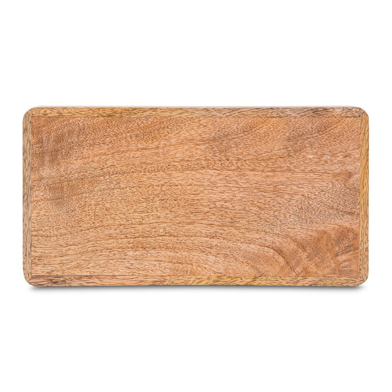 Buy Wooden Tray With Elephant Print Design | Shop Verified Sustainable Trays & Platters on Brown Living™