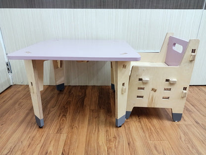 Wooden Weaning Chair & Table Package | Verified Sustainable by Brown Living™