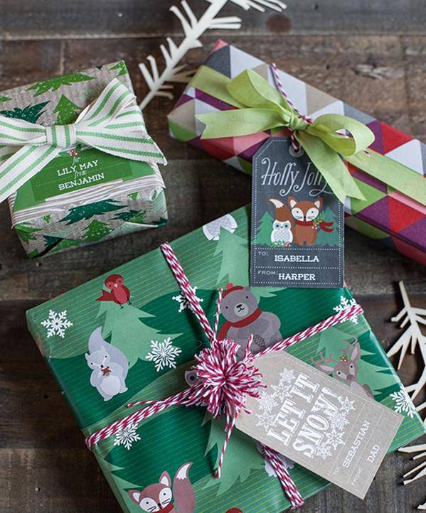 Buy Woodland Christmas Gift Tags - Pack of 9 | Shop Verified Sustainable Products on Brown Living