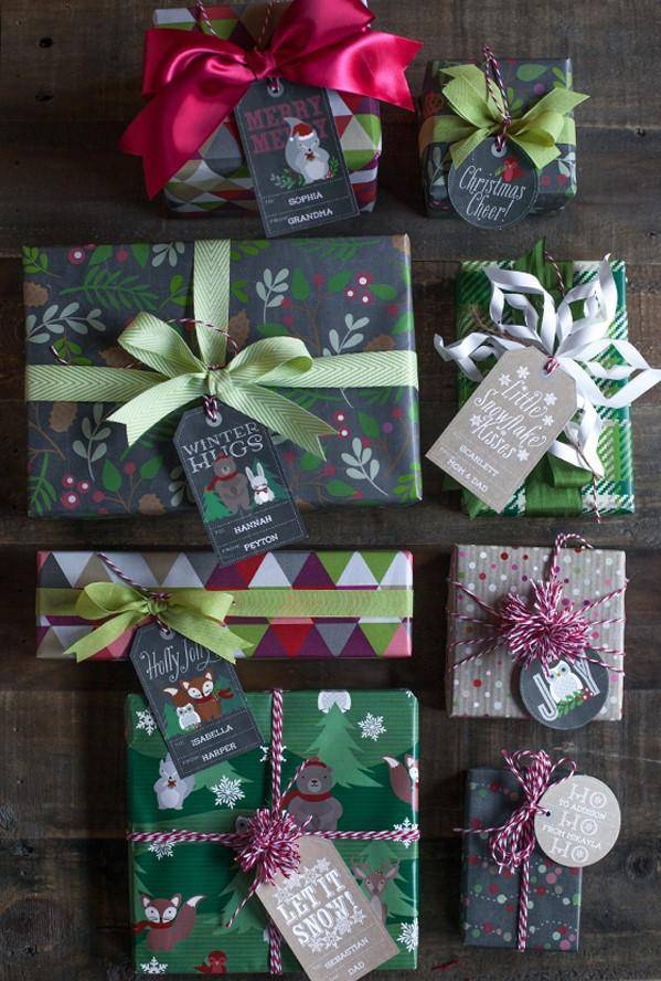 Buy Woodland Christmas Gift Tags - Pack of 9 | Shop Verified Sustainable Gift Tags & Labels on Brown Living™