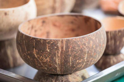 Work From Home Essentials Eco Friendly Gift | Bamboo Cutlery | Coconut Bowls | Cork Water Bottle | Verified Sustainable by Brown Living™
