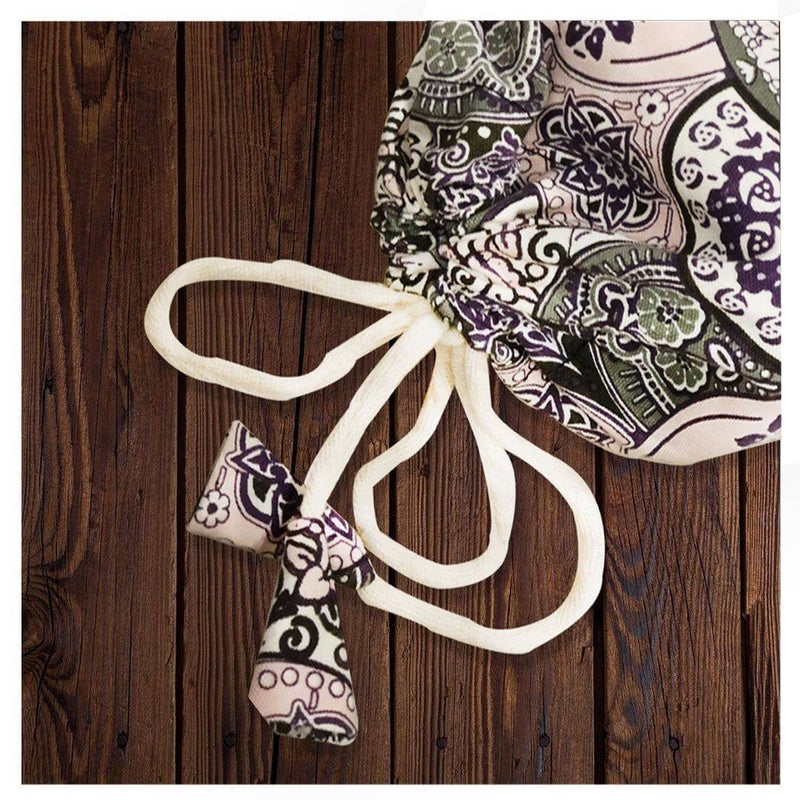 Buy Workout Bag - Floral Print with Pocket | Shop Verified Sustainable Yoga Bag on Brown Living™