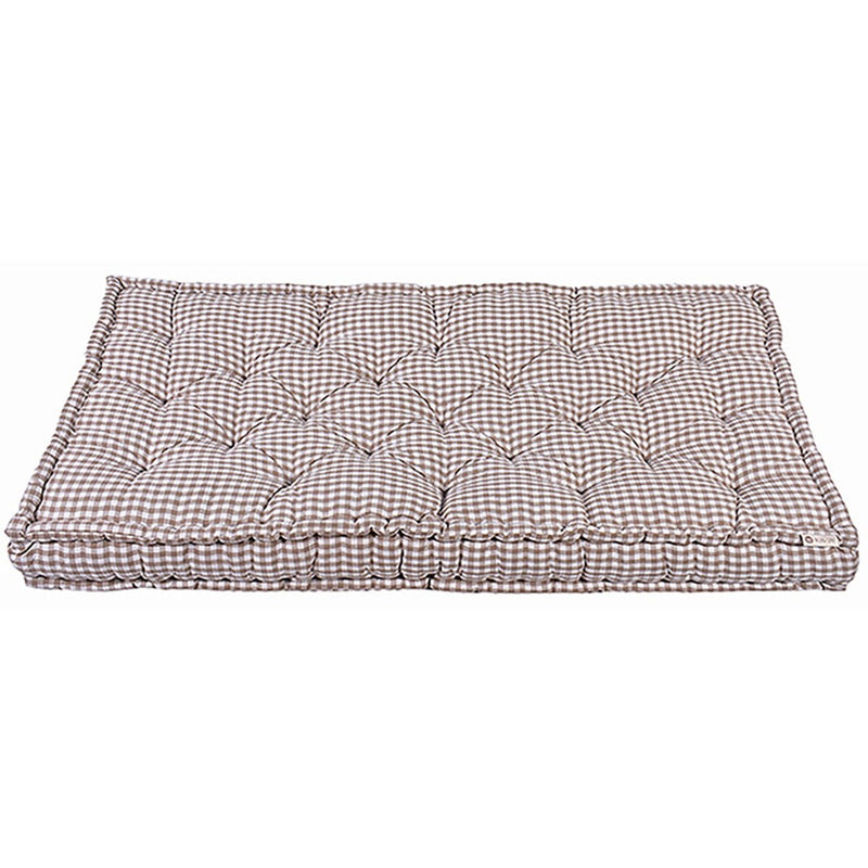 Buy Woven Small Check Cotton Floor Mattress | Shop Verified Sustainable Products on Brown Living