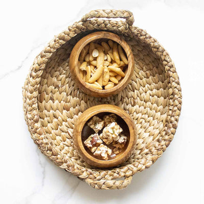 Woven Tray – Trays & Platters on Brown Living™. SKU: SC0101. Img 2.