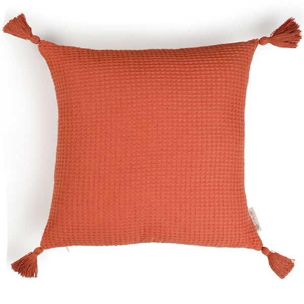 Buy Woven Waffle Cushion Cover (Orange Peel) | Shop Verified Sustainable Covers & Inserts on Brown Living™