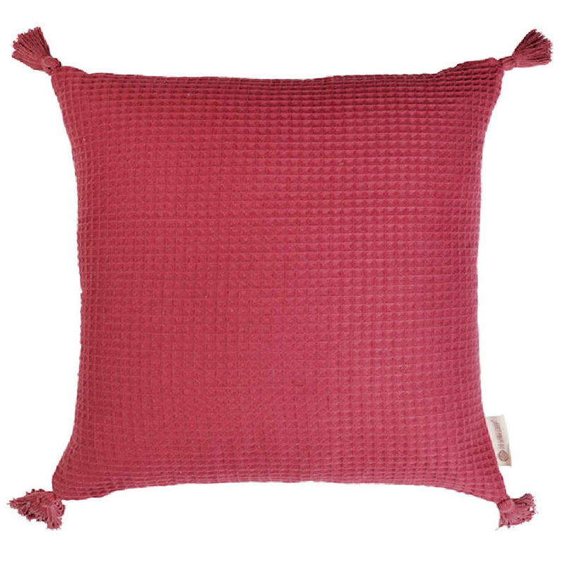Buy Woven Waffle Cushion Cover (Purple) | Shop Verified Sustainable Products on Brown Living