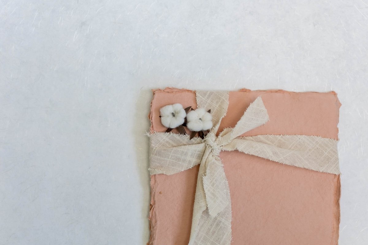 Write That Story - Pale Pink / Pack Of 8 Handmade Paper A4 Sheets – Printer & Copier Paper on Brown Living™. SKU: SR0031. Img 3.