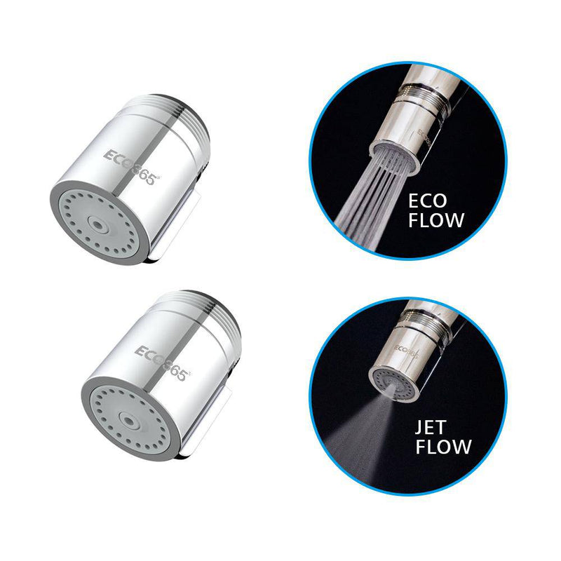 Buy X22 Dual Flow Chrome Finish Jet And Eco Flow Aerator - Pack of 2 | Shop Verified Sustainable Water Saving Device on Brown Living™