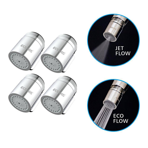 Buy X22 Dual Flow Chrome Finish Jet And Eco Flow Aerator - Pack of 4 | Shop Verified Sustainable Products on Brown Living