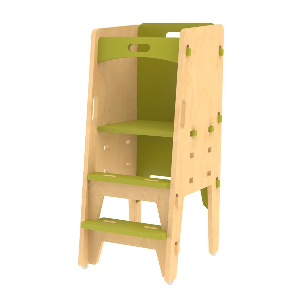 Yellow Lychee | Wooden Kitchen Tower | Verified Sustainable by Brown Living™