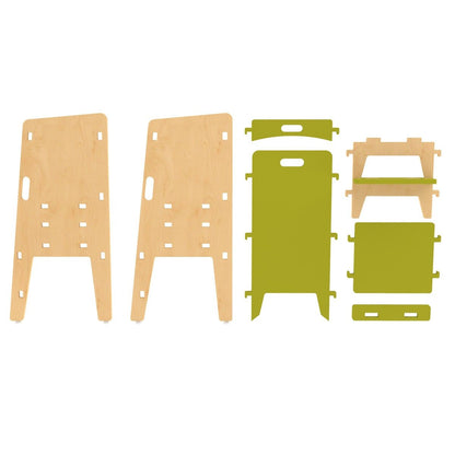 Yellow Lychee | Wooden Kitchen Tower | Verified Sustainable by Brown Living™